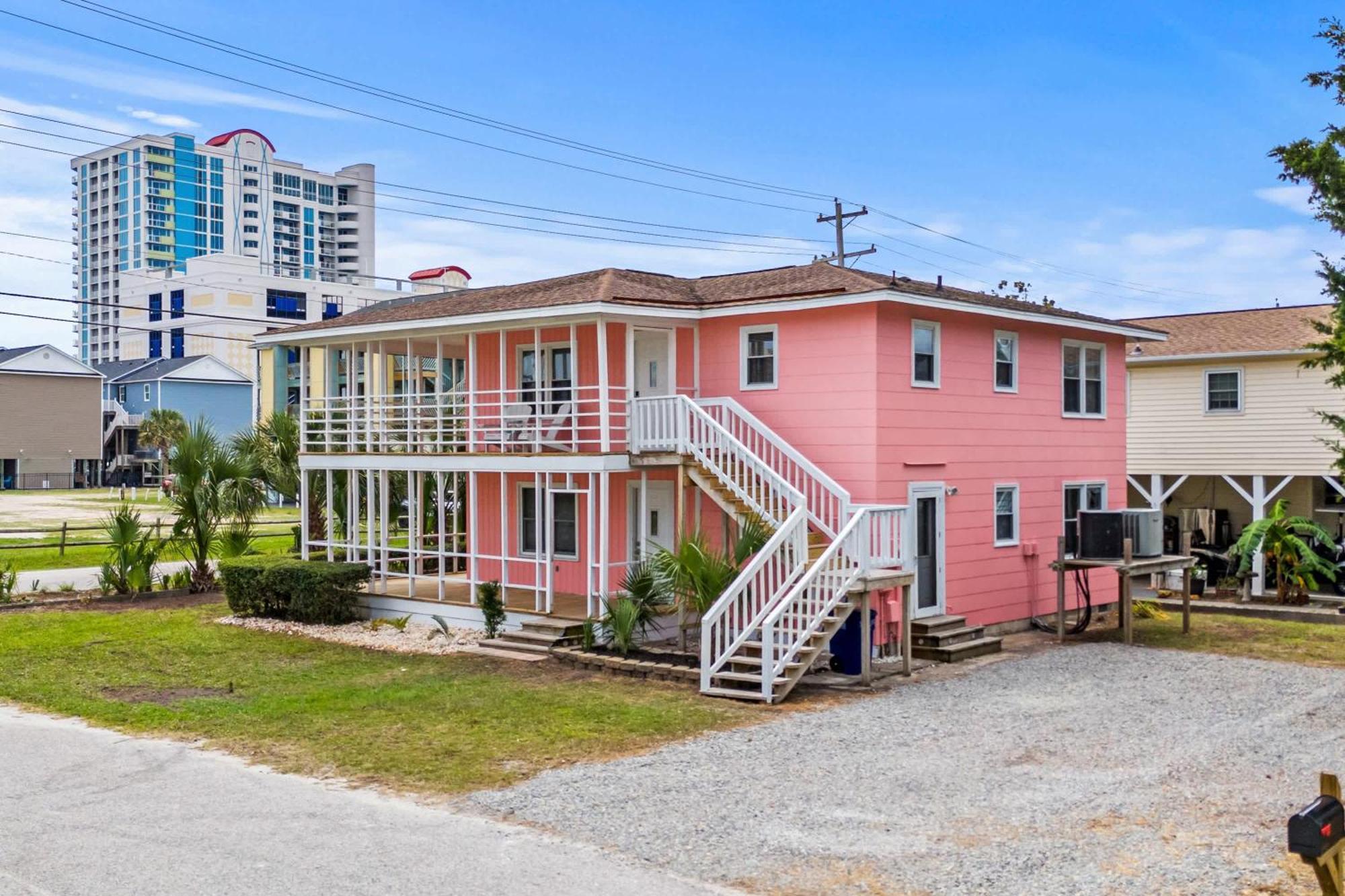 Pink Flamingo Apartment เมอร์เทิลบีช ภายนอก รูปภาพ